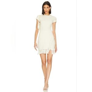 6. NWT SIMKHAI DEMITRIA MINI DRESS IN NATURAL WHITE